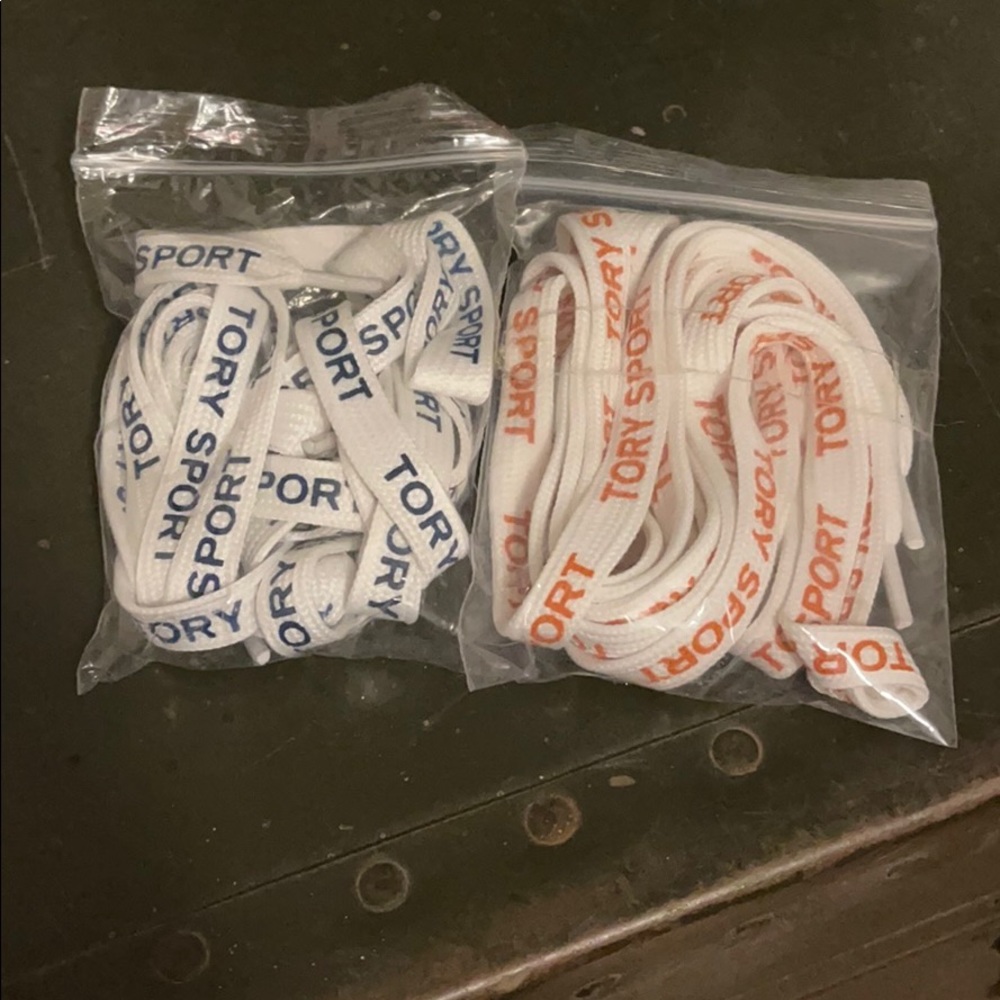 Tory Burch shoelaces (2 pair)